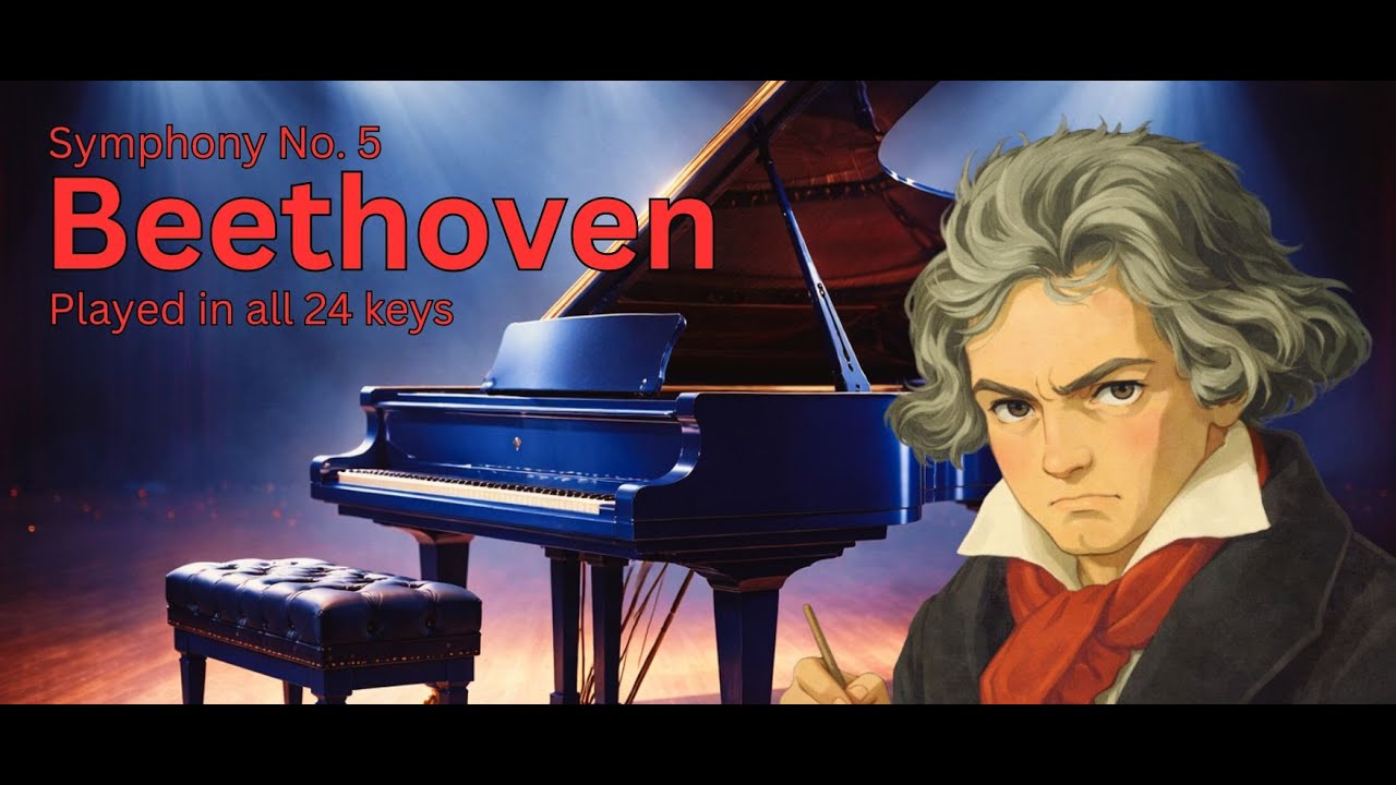 What If Beethoven Wrote Symphony No. 5 in Every Key?