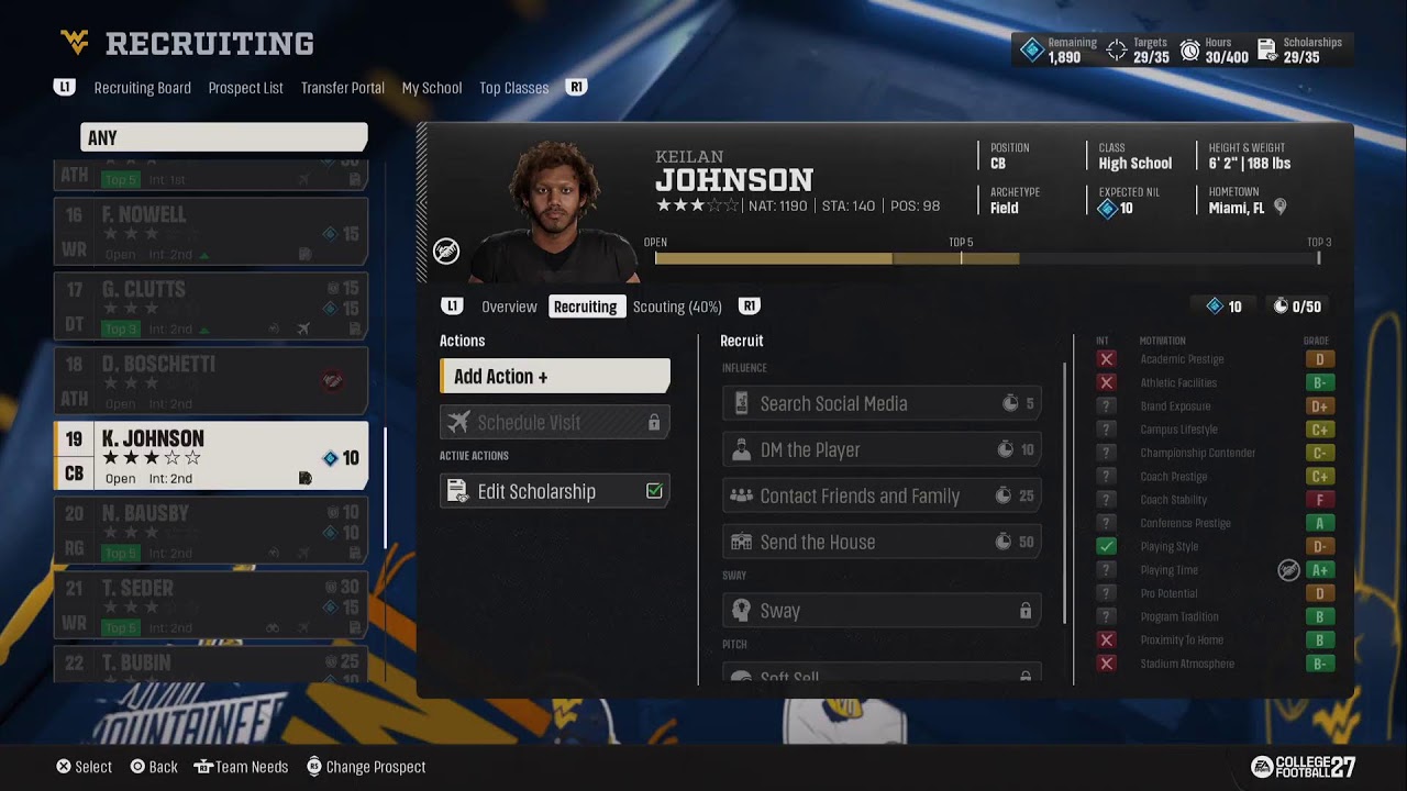 Custom Conference DYNASTY WVU Episode 10 Year 2 Episode 3