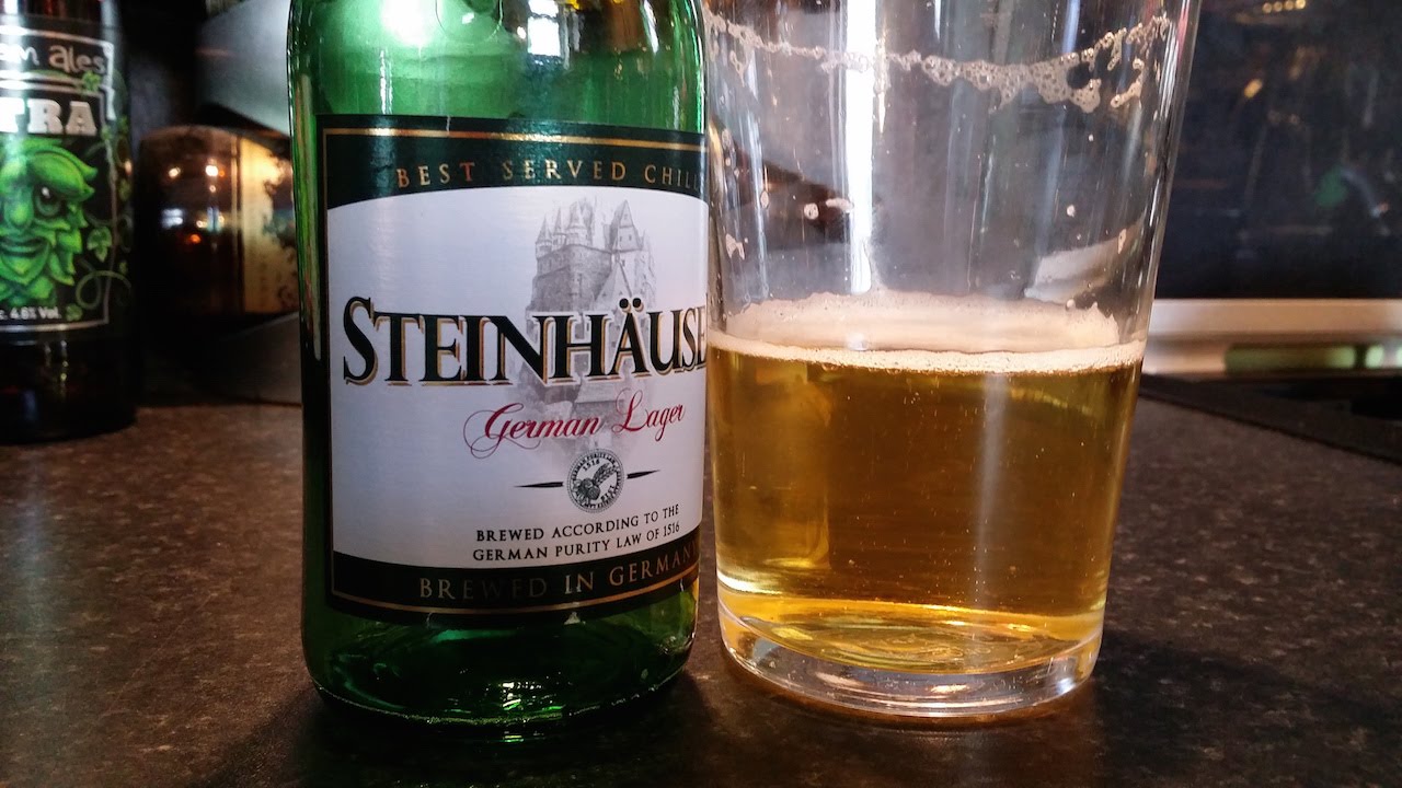 (4K) Steinh&auml;user German Lager By Dortmunder Actien Brauerei | German Beer Review