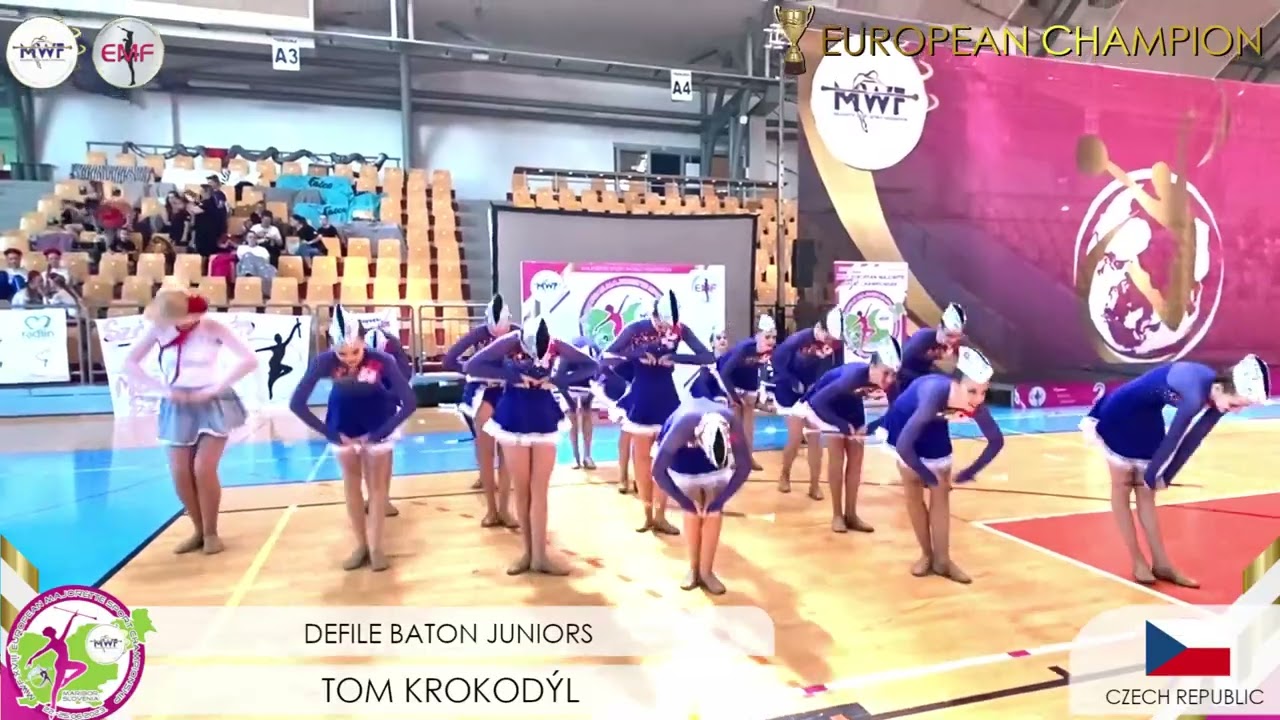 MWF/ 🏆 EUROPEAN CHAMPION 2023. 🏆DEFILE BATON JUNIORS / TOM KROKODYL - CZ