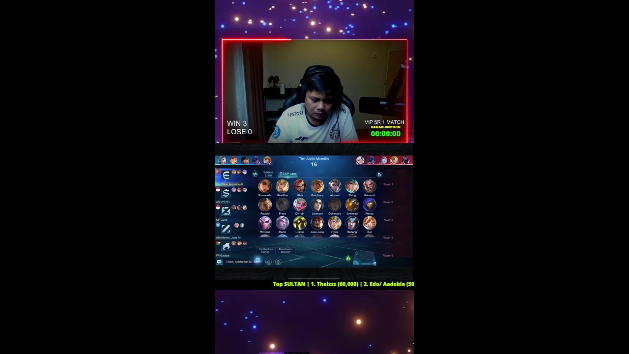 MABAR MOBILE LEGEND DARK SISTEM