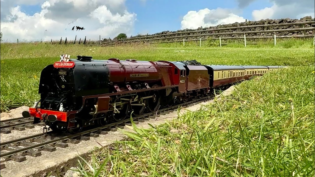 Yorkshire group Gauge 1 GTG feat my Aster Duchess, Aster 9F & Bowande Britannia. Saturday 16/06/25