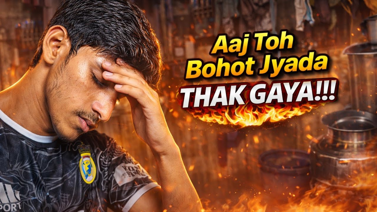 Aaj Toh Bohot Thak Gaya 😵‍💫 | Real Life Struggle Vlog | Hard Work Reality 