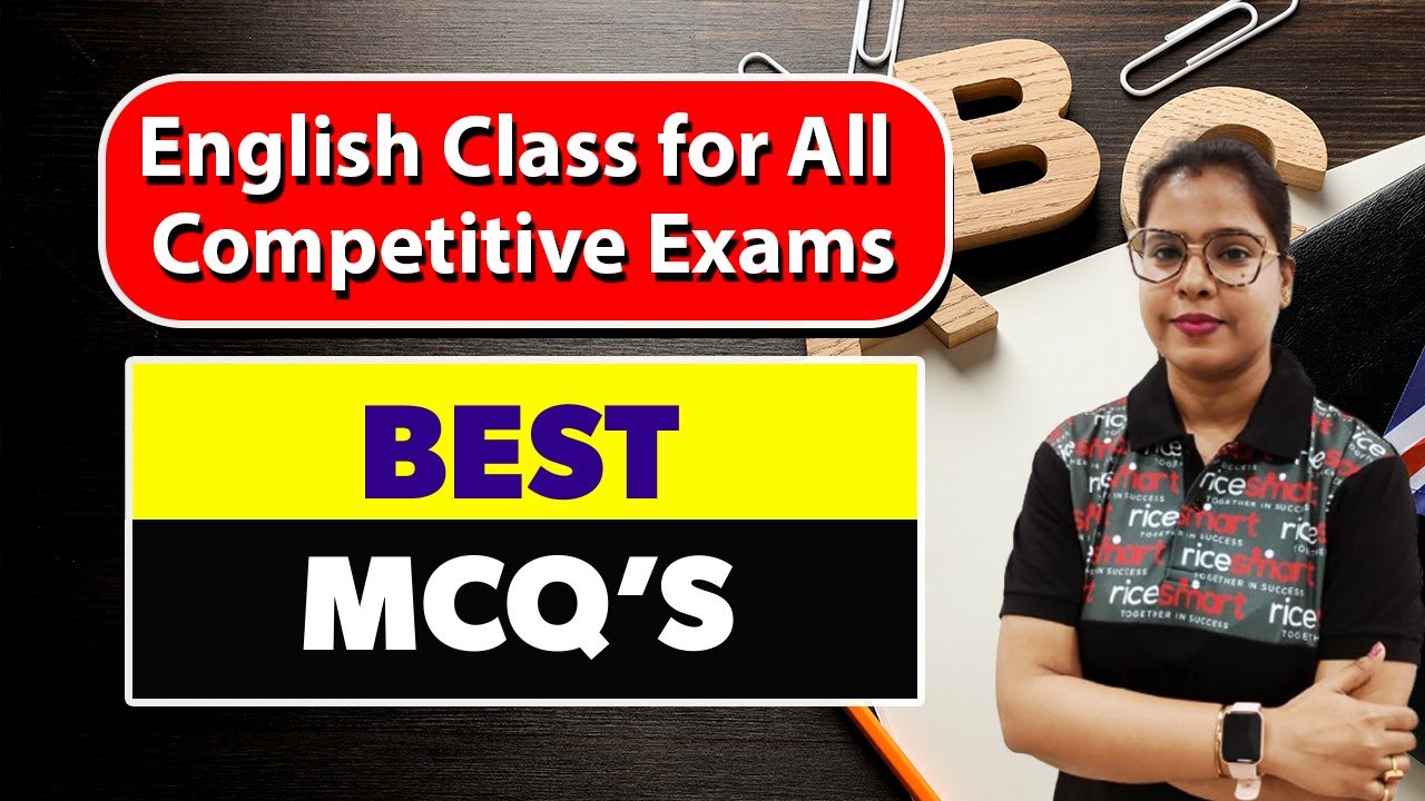 📌WBPSC Clerkship Special English MCQ's Class by Puja Basu | RICE Education