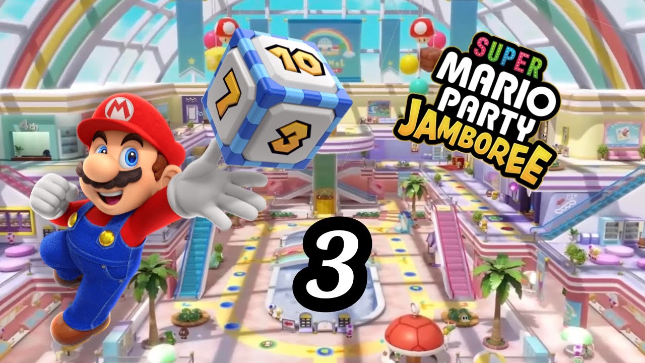 UNE PARTIE HAUTE EN COULEUR POUR YANAIS ET MOI ( Super Mario Jamboree )