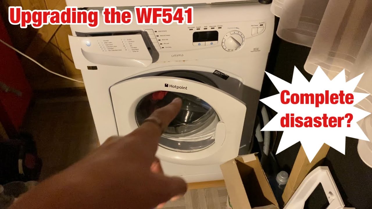 Hotpoint aquarius WF541 || Upgrading it into a WT741! *+ fault finding and jumping on first cycle!!*