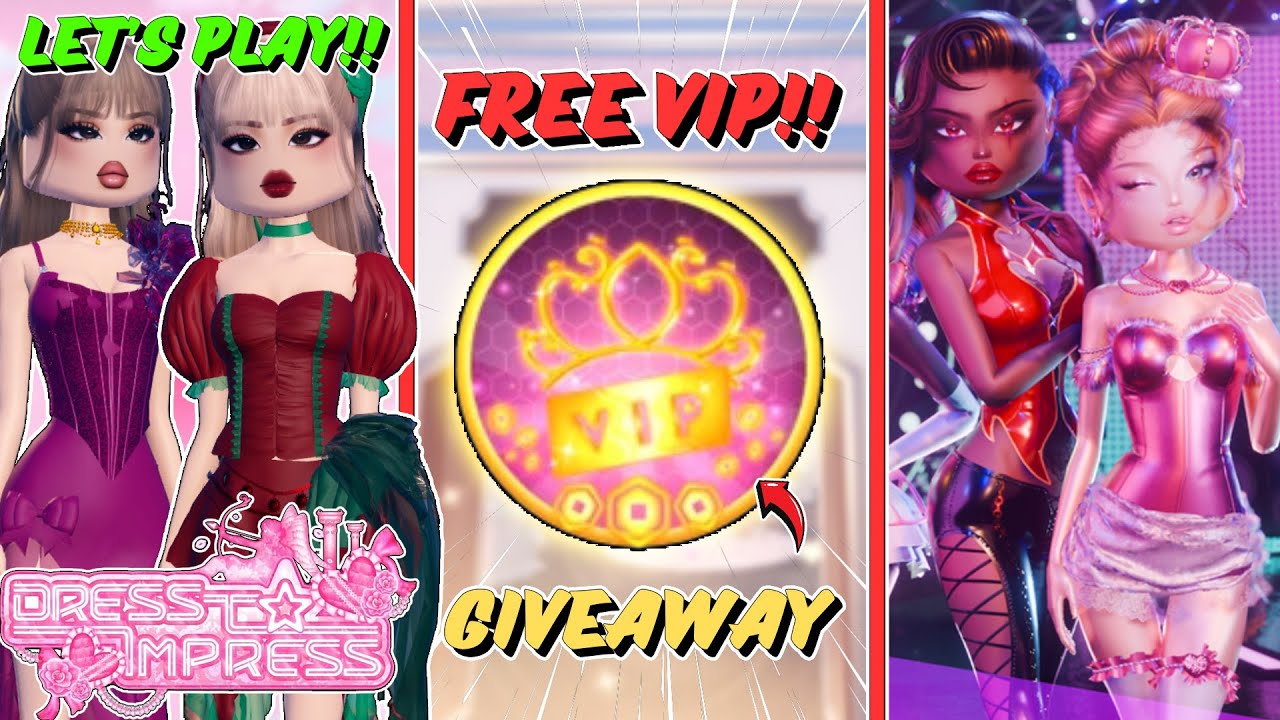 Let's play Dress to Impress & Hosting *FREE VIP* Giveaway | DTI ROBLOX