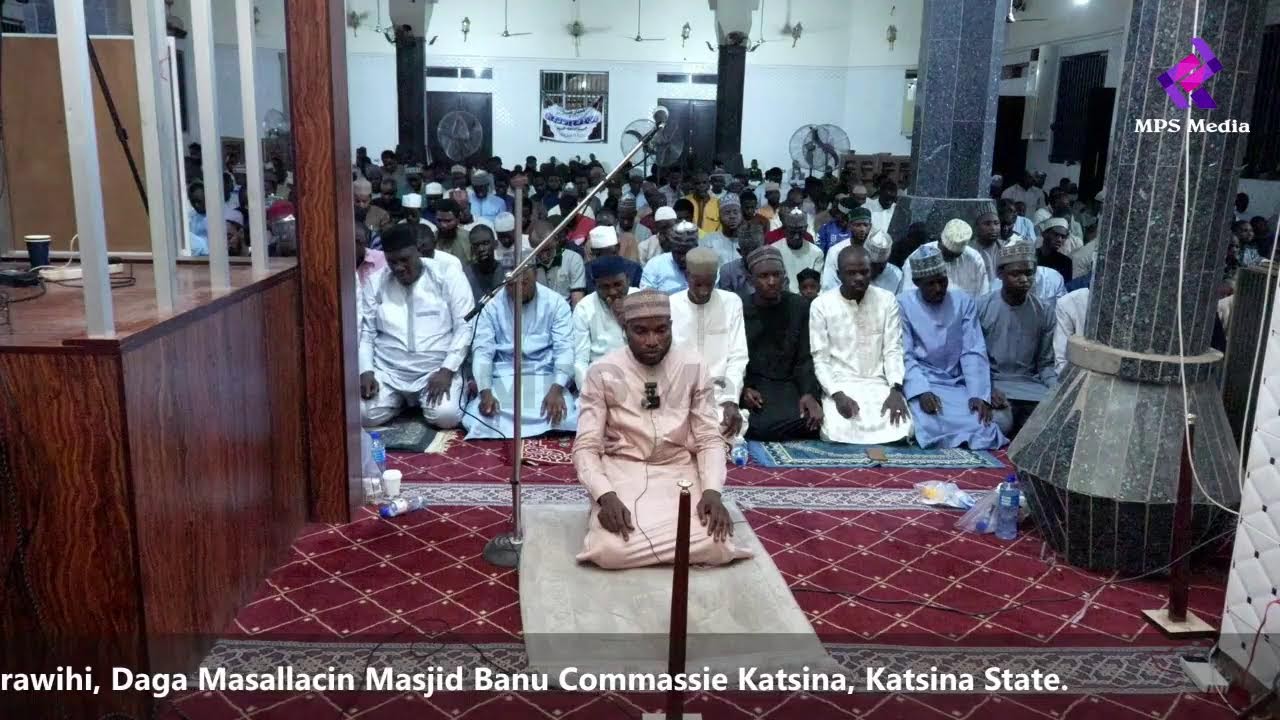 Kai tsaye : Sallar Tarawihi, Ramadan (12) 1447/2026  Daga  Masjid Banu Commassie KTN
