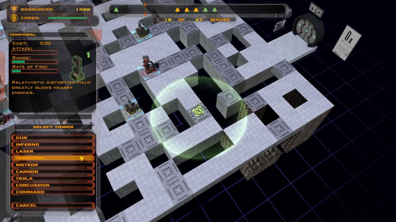 Defense Grid - You Monster - Ghost In The Machine - Story Challenge - Gold