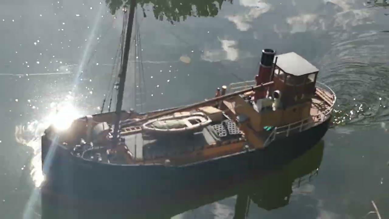 Baptême du caboteur Clyde Puffer Kilchoan - MNDTV 2022 RC - #vapeur  / #steamboat  / #dampfboot