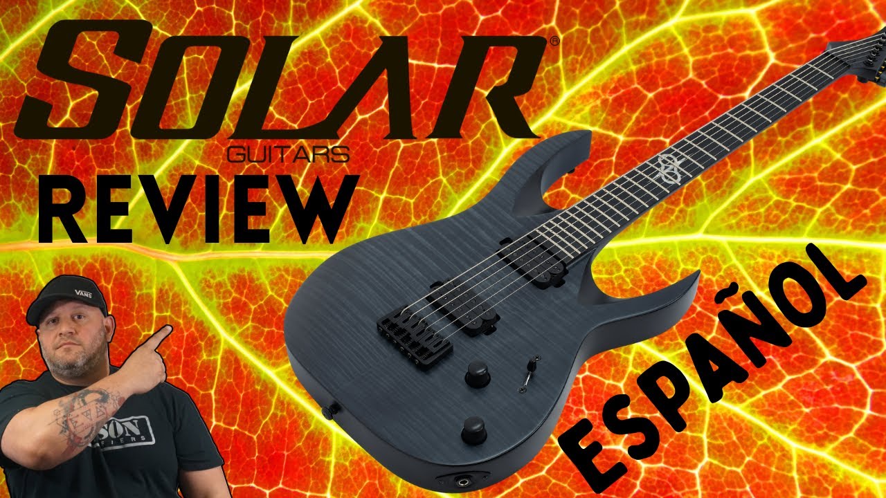 🔥🔥🔥  SOLAR GUITAR  A 2.6FB – BARITONE  ( REVIEW & DEMO EN ESPAÑOL) by @OSWALDOCONTRAMAESTRE