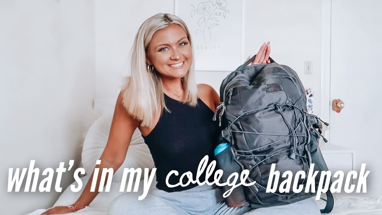 WHAT'S IN MY COLLEGE BACKPACK 2020