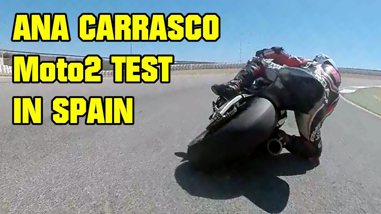 Simon Crafar chasing ex Moto3 rider Ana Carrasco at Cartagena - GSX-R 1000 & Moto2 Track Day Onboard
