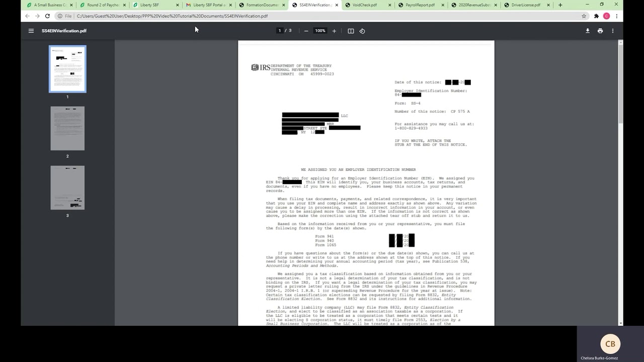 Applying for a PPP Loan application with Liberty SBF Step 6: Document Uploads