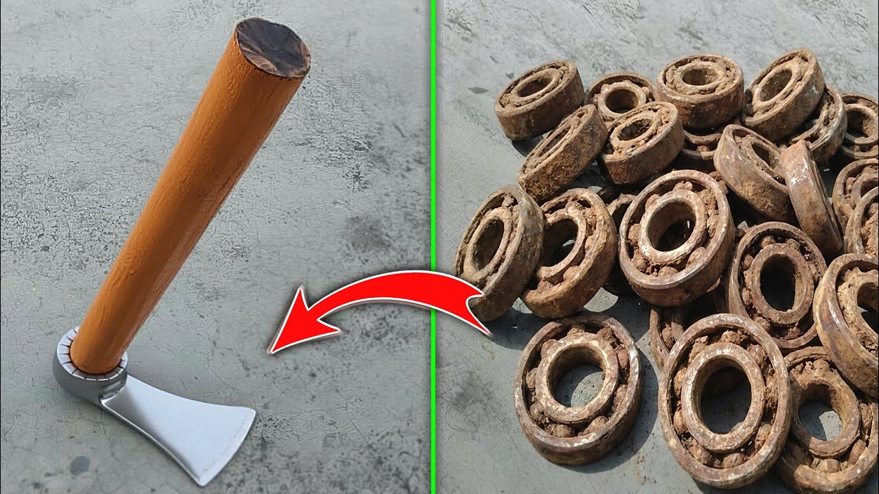 Making A Mini Wood Cutting Tool | how to make Adze | Basula Making | mini Basuli kaise banaye