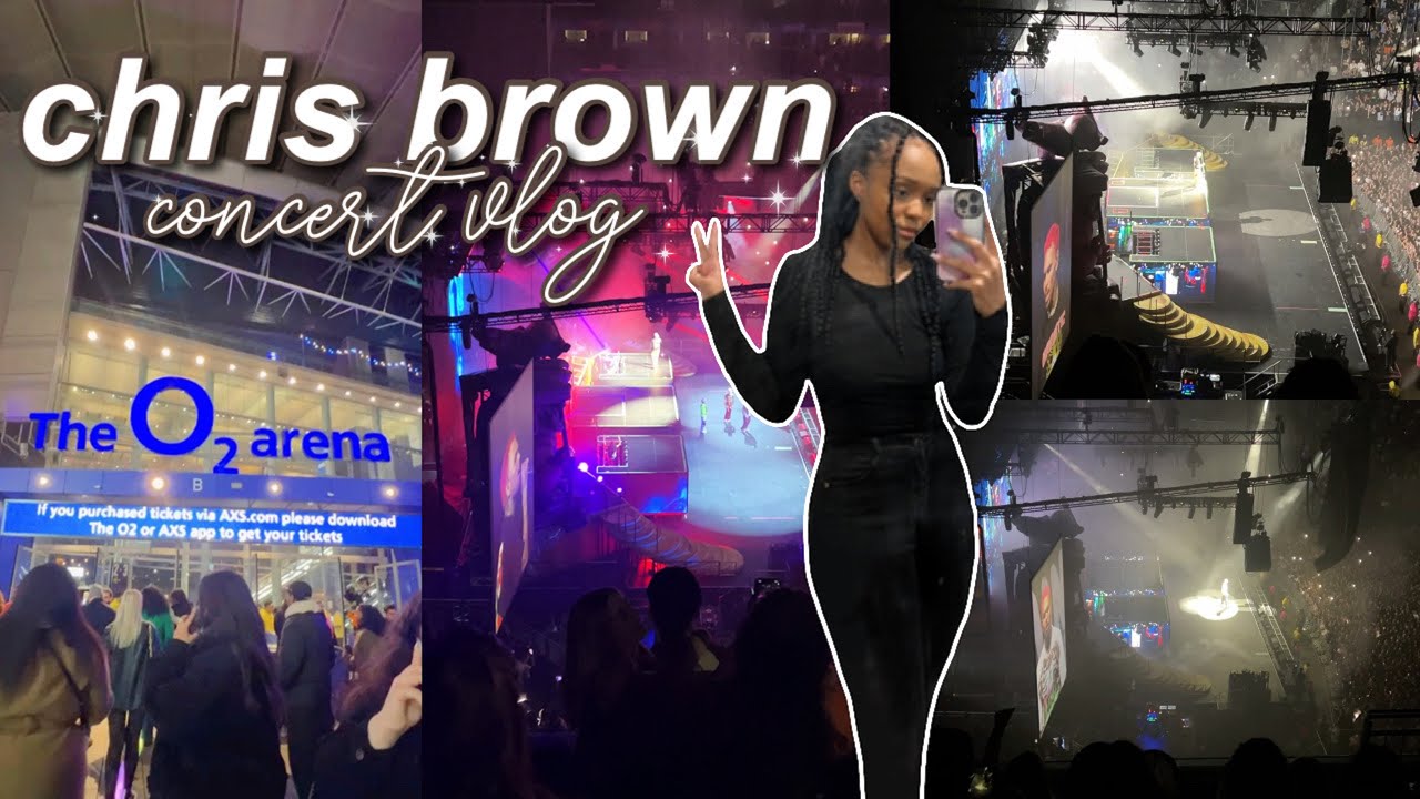 CHRIS BROWN @ LONDON O2 ARENA VLOG 2023 | *come to the UNDER THE INFLUENCE tour with me*