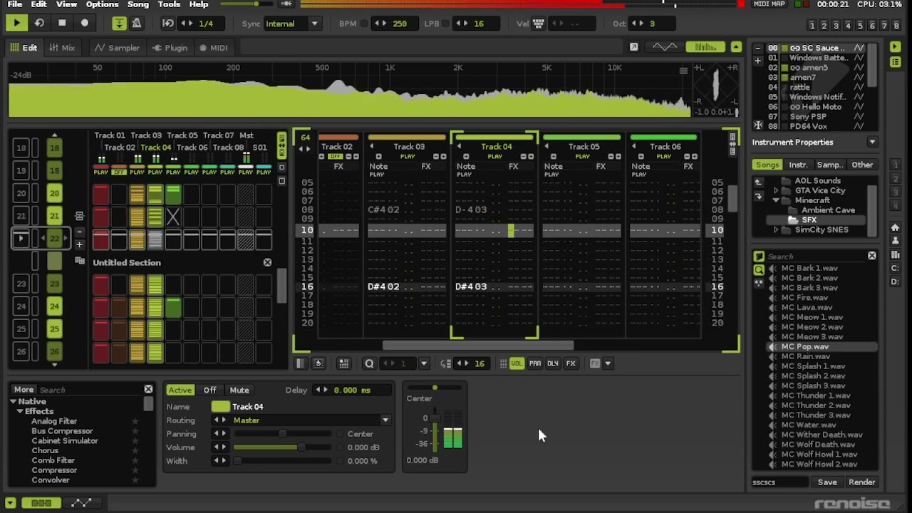 unfinished breakcore (renoise)