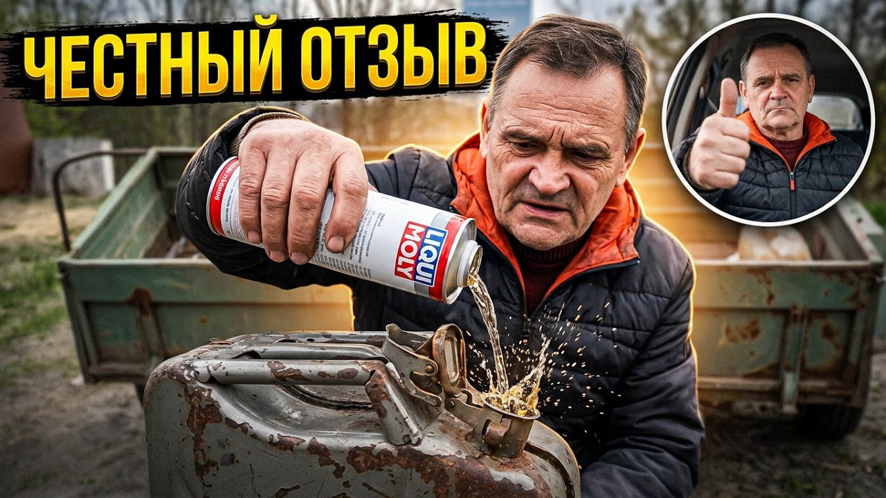 Решил промыть катализатор на пробеге 300 тысячь . Залил LIQUI MOLY Catalytic-System Cleaner .