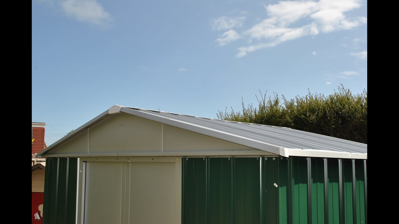 Yardmaster Metal Shed Instructions Part 2 Roof assembly