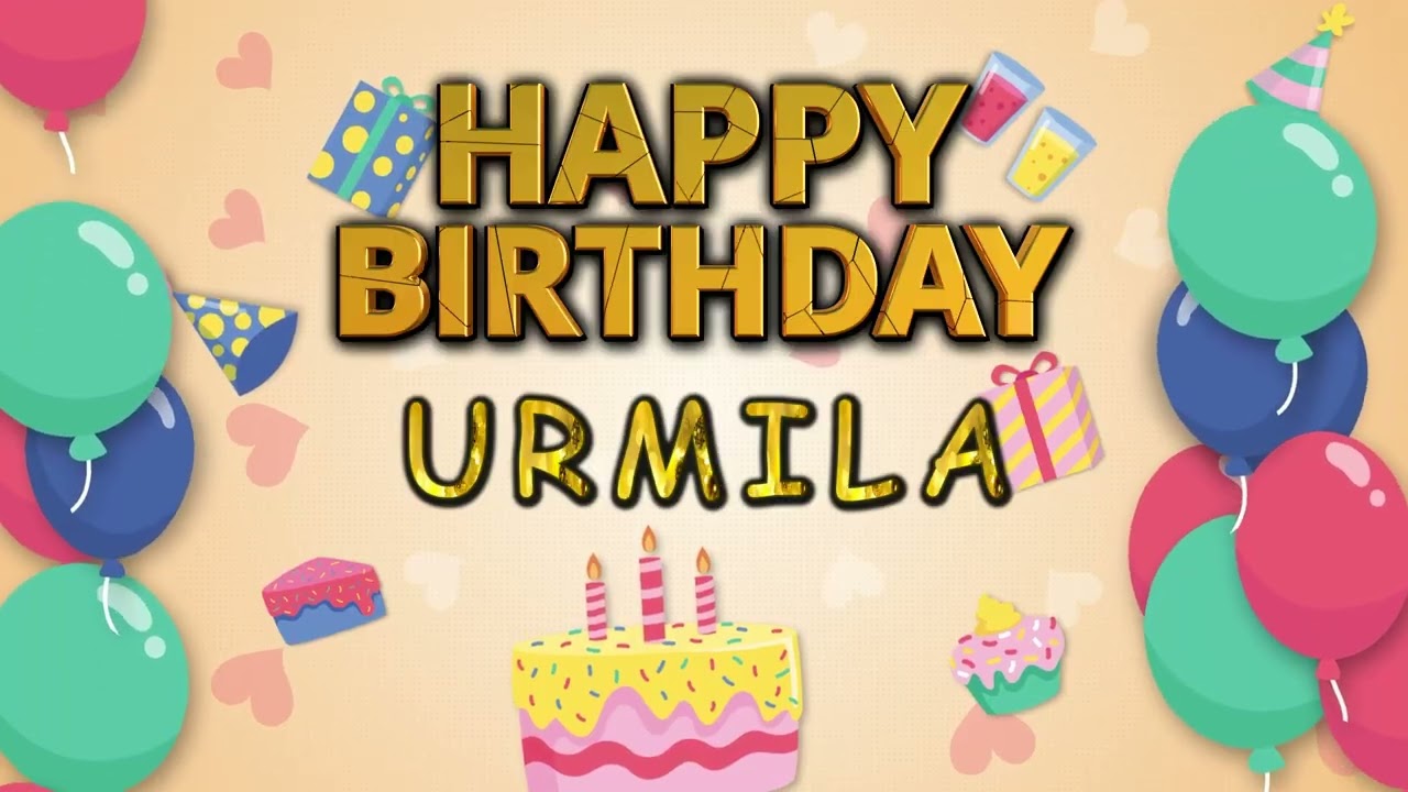 Birthday Song for Urmila | Happy Birthday to you | #Birthday #birthdaysongwithname