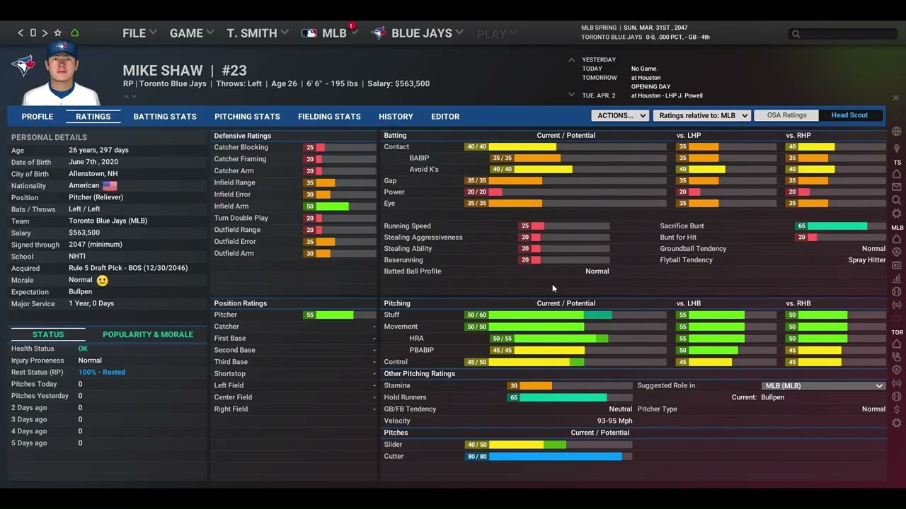 Season Start - TacocaT Plays OOTP 26 (OHBL) Ep. 83