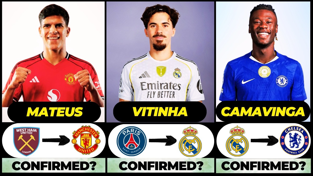 🚨 NEW CONFIRMED TRANSFERS & RUMOURS! 🚨🔥 ft. Vitinha, Mateus, Camavinga... etc