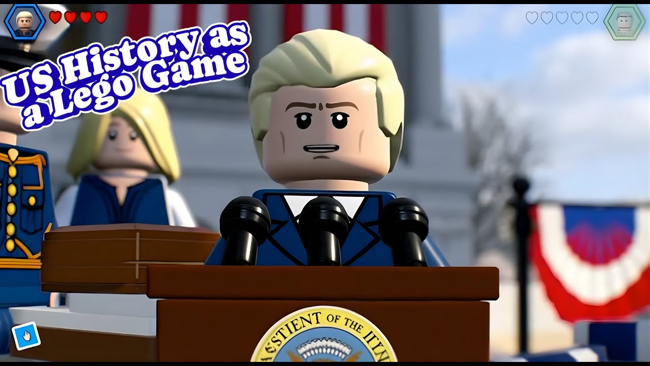 All of American History in One LEGO Game (AI)