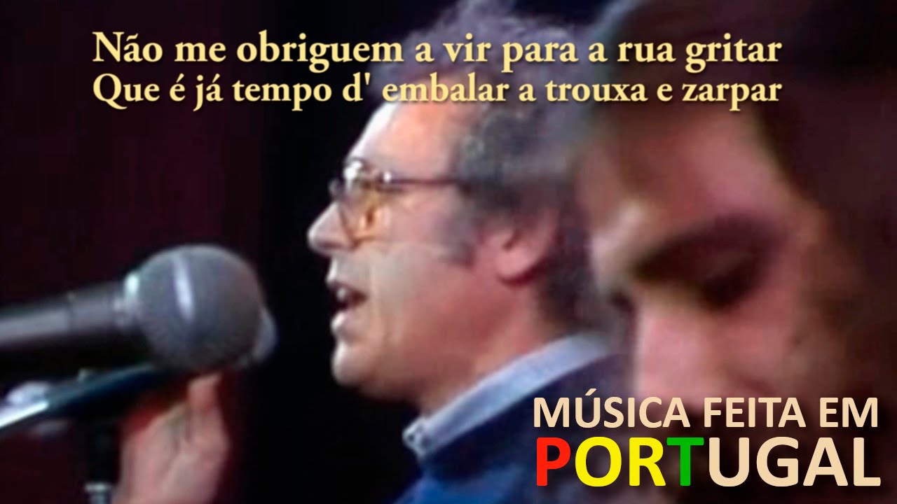 Venham mais cinco - Zeca Afonso . Tito Paris (letra)