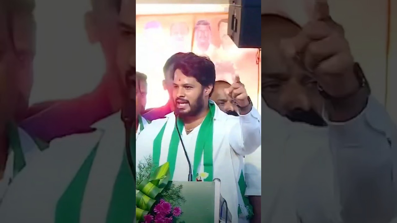 Next DCM Nikhil Anna 🔥🔥🔥🔥 #nikhilkumaraswamy #jds #bjpkarnataka #kannadanews #kannadastatus #shirts