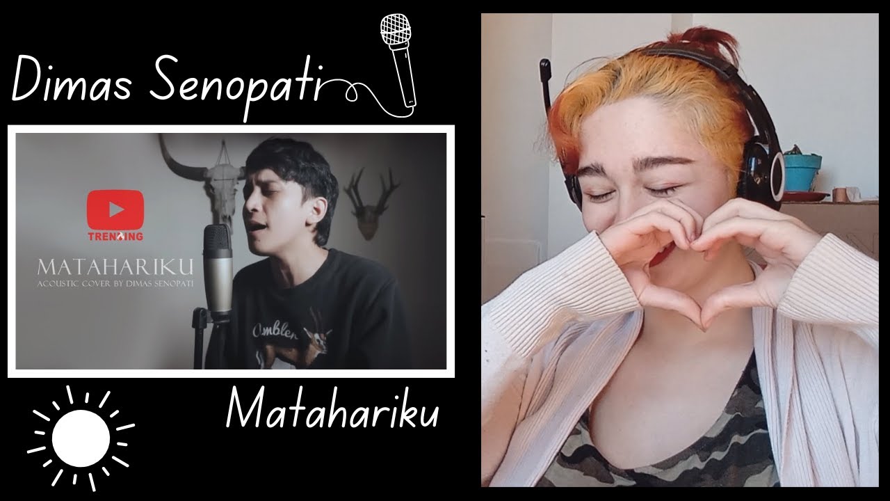Это растопило мое сердце 💗 Первая реакция Димаса Сенопати Кавер - Матахарику - АГНЕЗ МО!