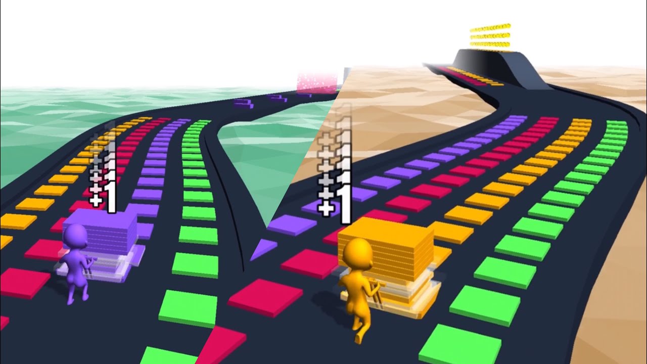 Stack Colors - Level 11-20 Gameplay Android, iOS