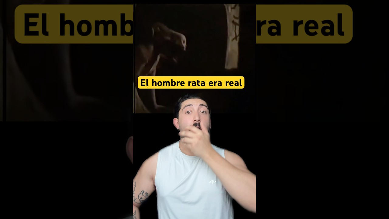 El hombre RATA era REAL😳 #misterio