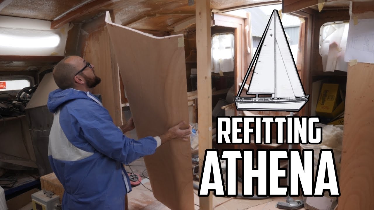 Sail Life - Laminated beam and kerfing plywood - DIY sailboat repair