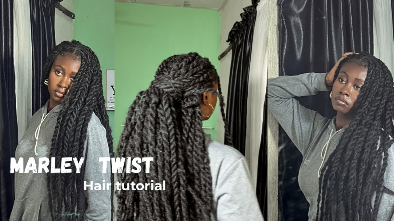 “STOP Paying for Braids! Learn How To Do Marley Twists At Home 💕”
