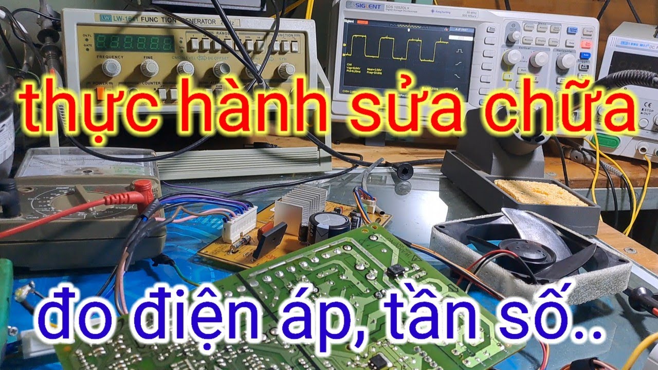 sửa chữa thiết bị điện tử, điện lạnh trên mạch quạt tủ lạnh sam sung inverter