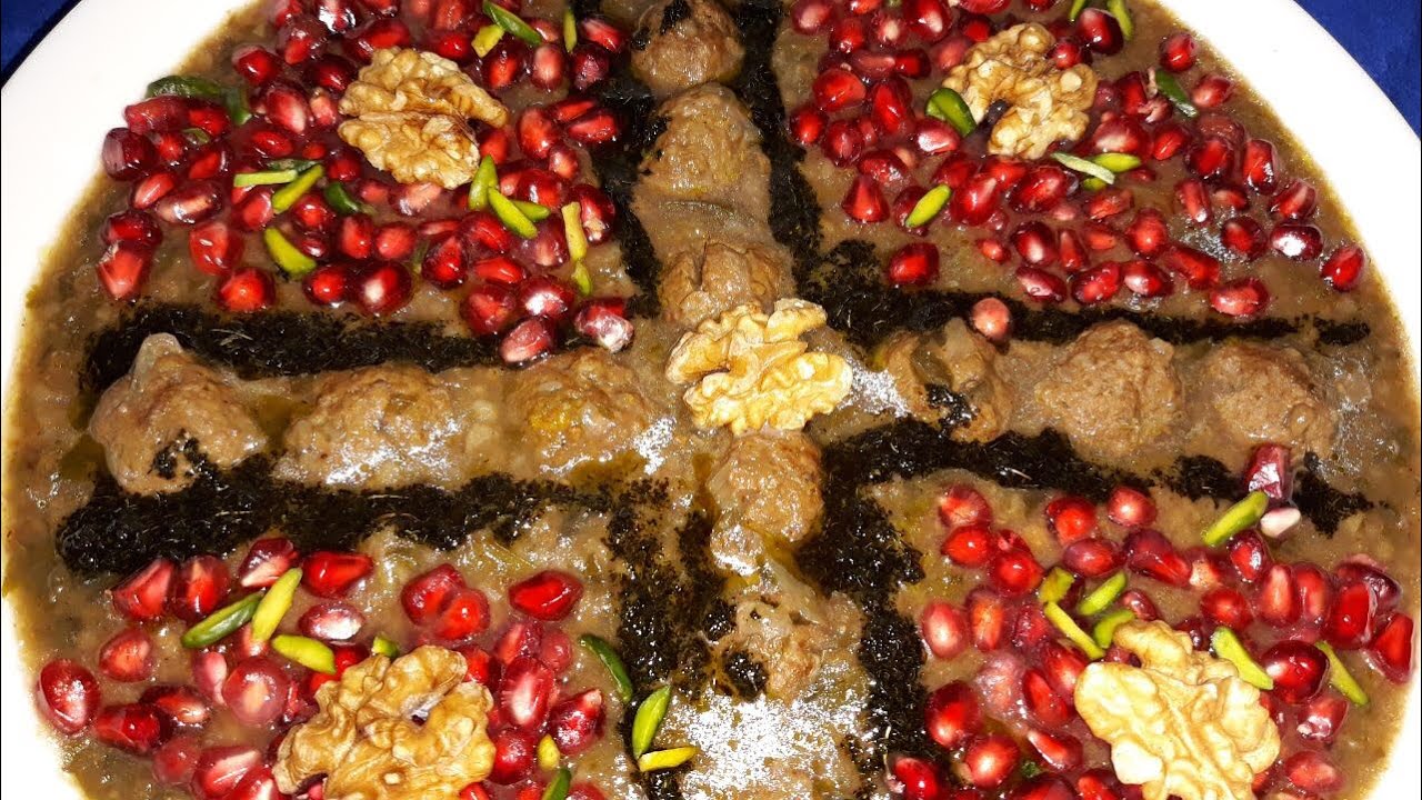 آموزش آش اصیل وسنتی ایران آش انار مناسب شب یلدا از مامان تی وی