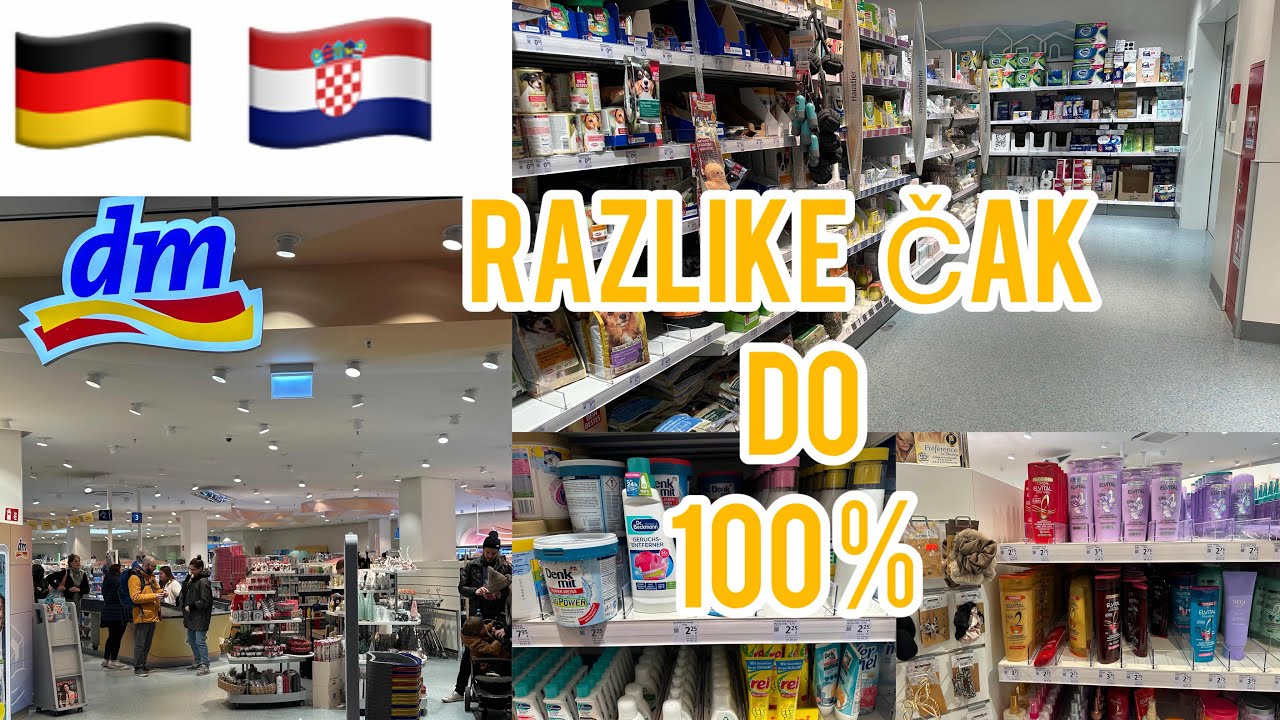 Cijene proizvoda u DM-u  u Hrvatskoj i Njemackoj -usporedba / DM HAUL 🛒🇩🇪🇭🇷