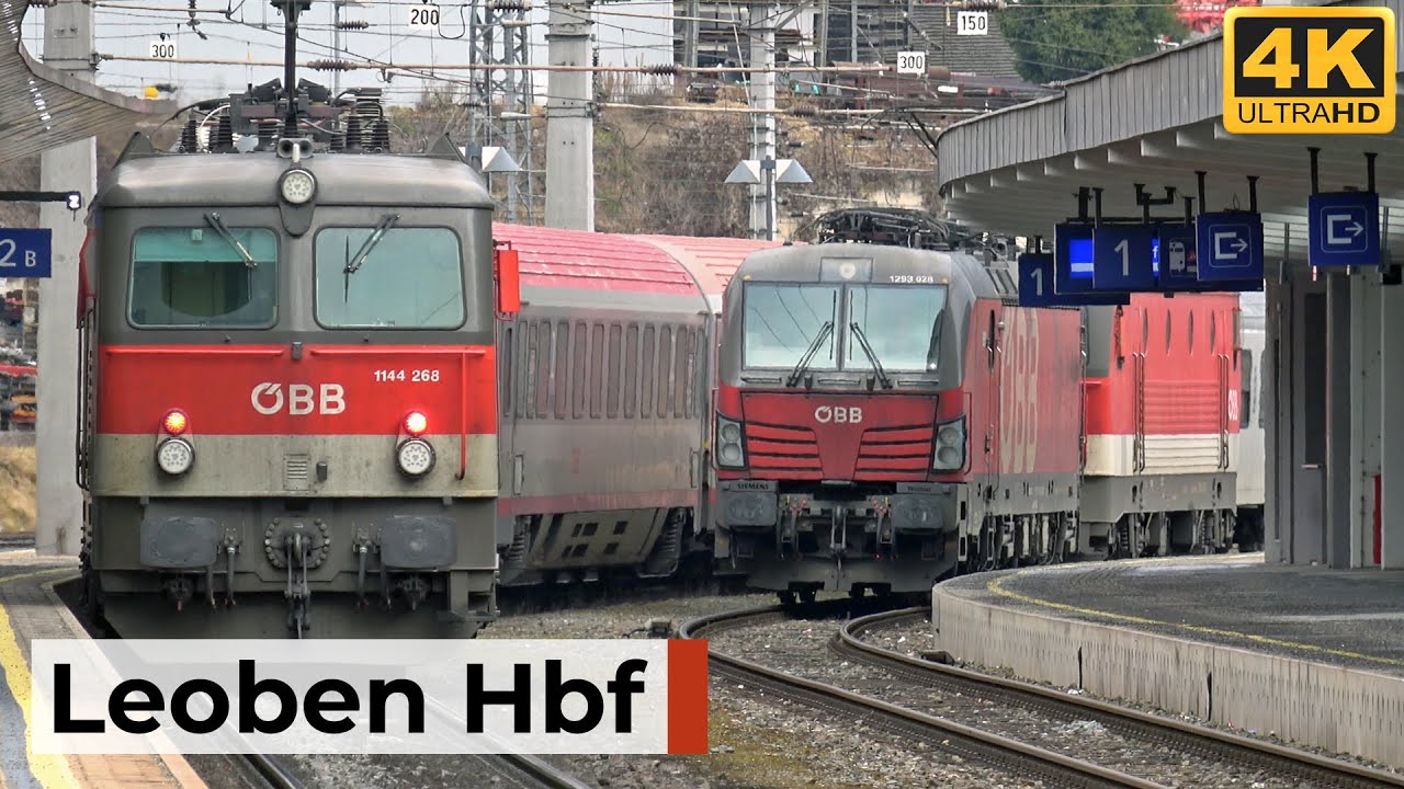 Leoben Hbf 07.12.2025 - Letzte Railjet-Momente vor der Koralmbahn & dichter IR/IC-Verkehr