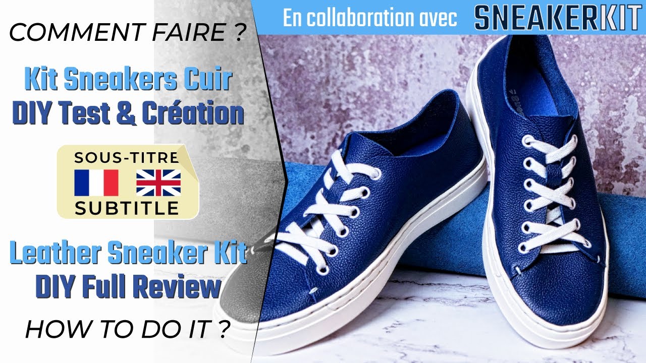 Crée tes Sneakers en Cuir 👟 avec ce Kit DIY par SneakerKit !