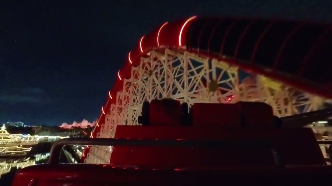 Incredicoaster at Night January 2024