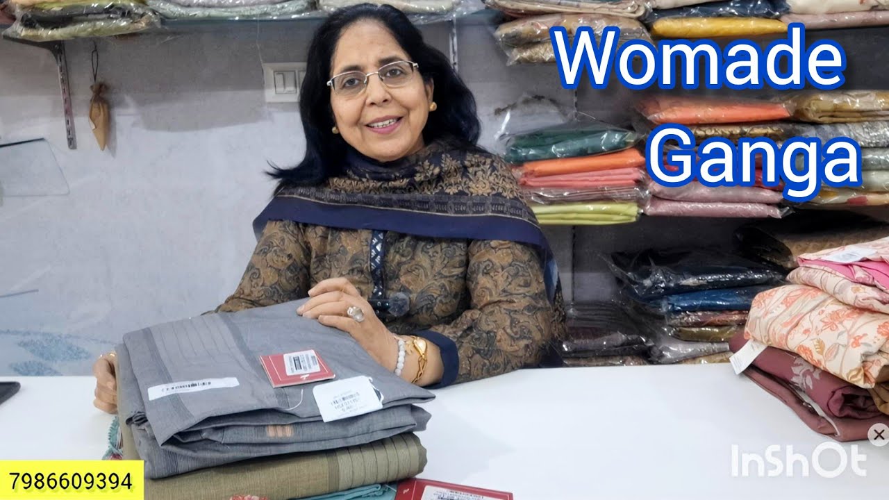 Womade aor Ganga मिलकर  मचाएंगे  #youtube पर धमाल। pashmina suits 🔥🔥
