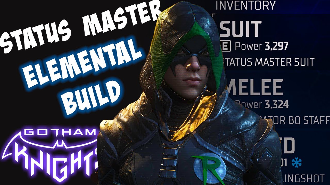 Gotham Knights - Must Have Elemental Build! (Status Master Robin)