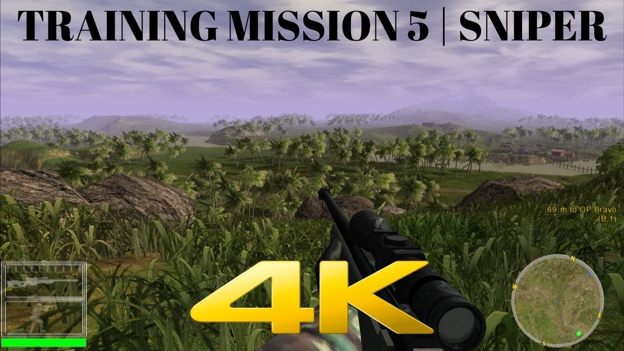 Joint Operations Typhoon Rising | Classic Games In 4K | Training Mission 5 | Sniper Rifles