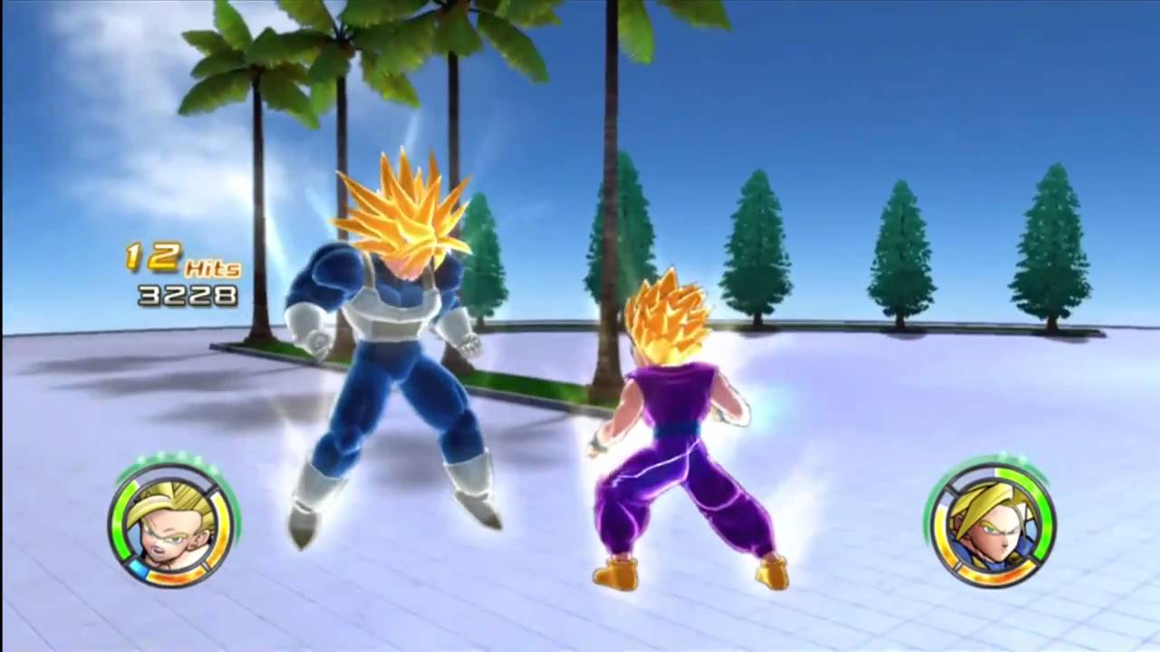 Dragonball Z Raging Blast 2 - SSJ2 Gohan VS Super Trunks