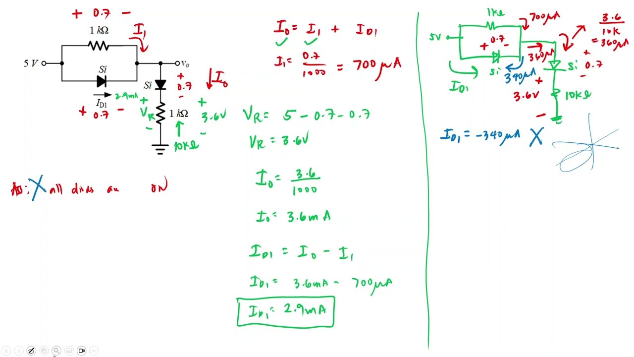 Diode AC Circuits - Half-Wave Rectifier
