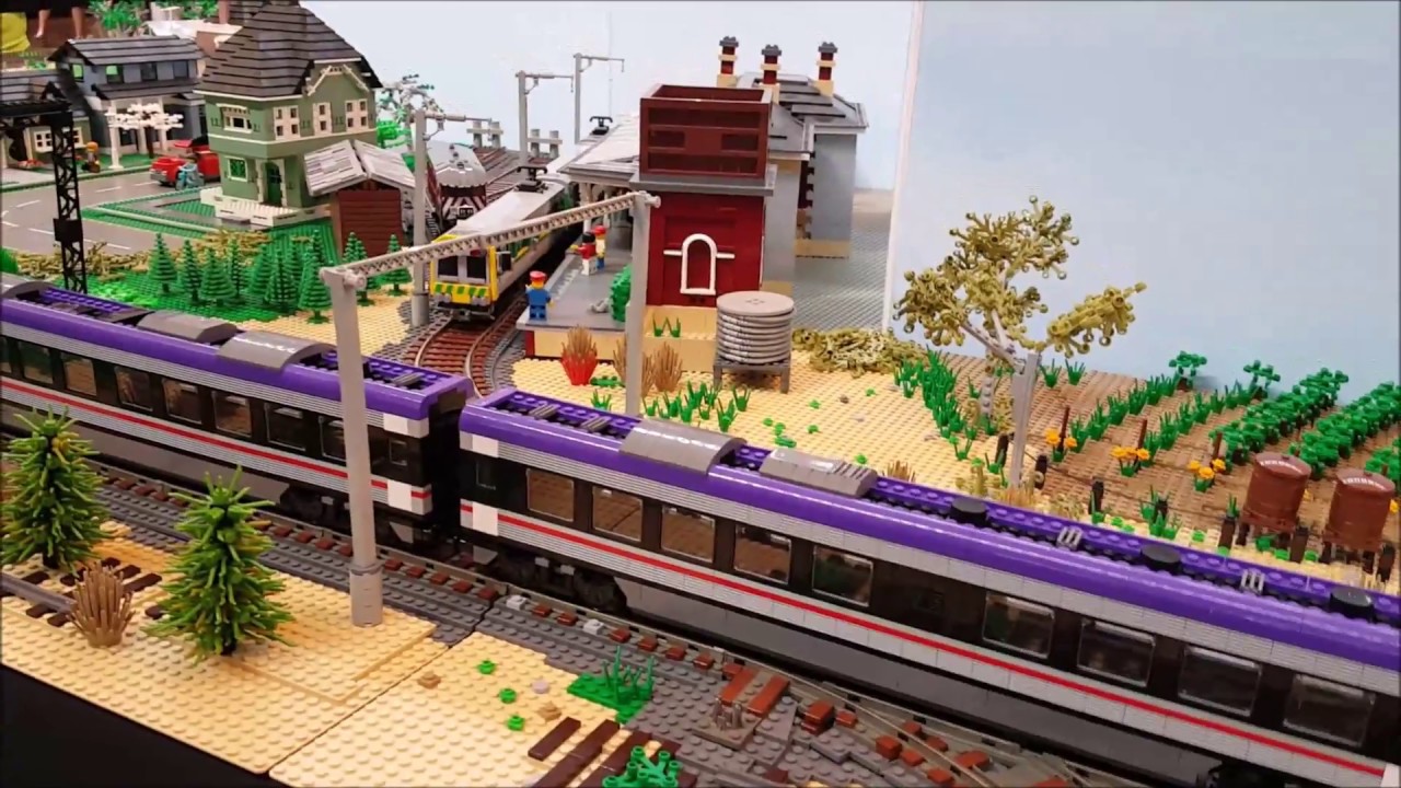 Brickvention 2016 trains and trams