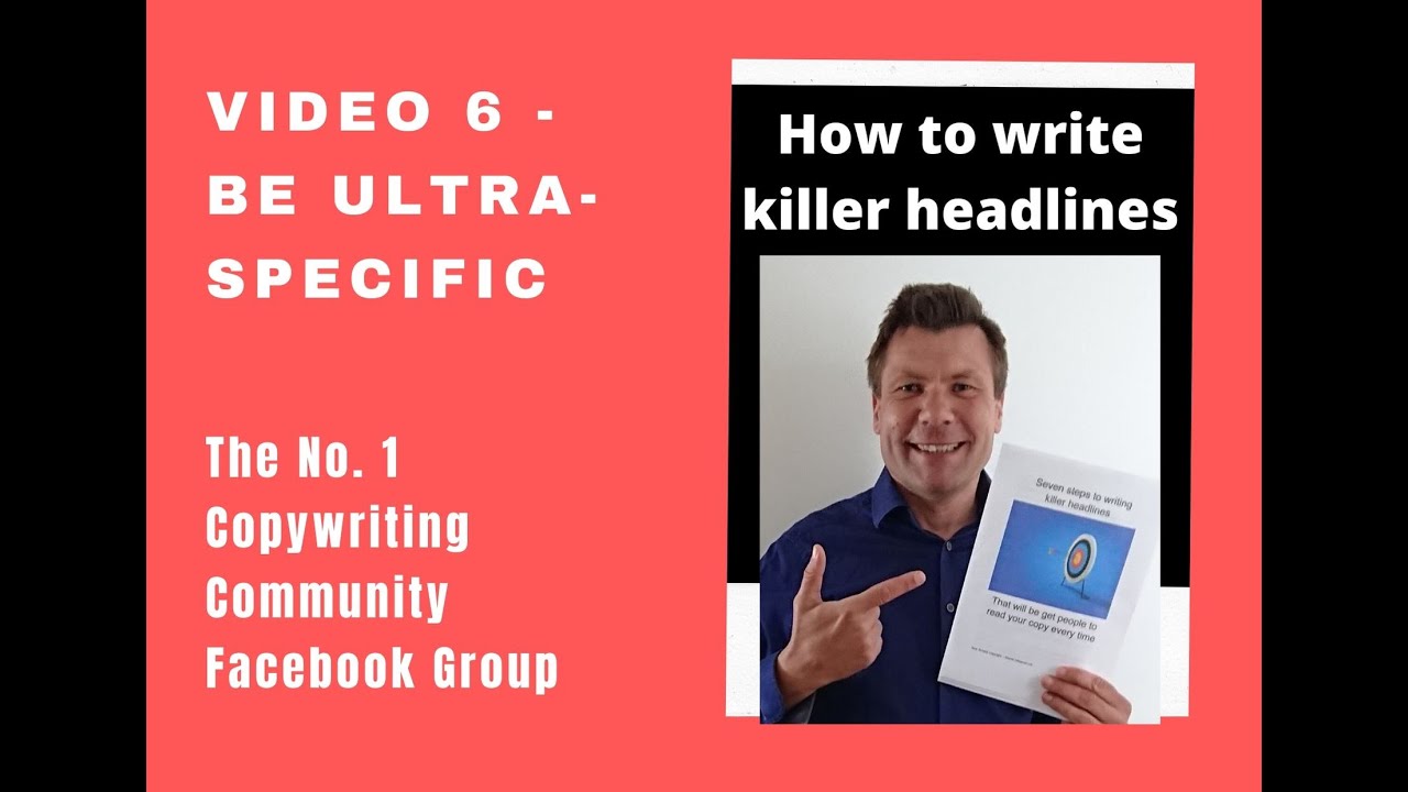 The best way to write headlines - Be ultra specific