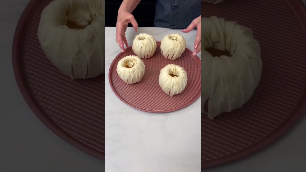 Простые яблочные клецки