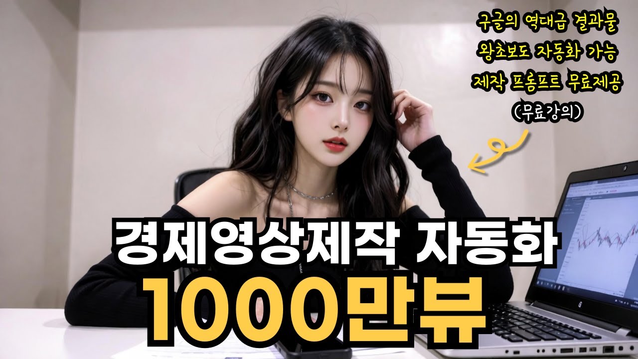 1000만뷰 경제영상 직접만드세요? AI로 자동화 비법 무료공유합니다 (무료강의)