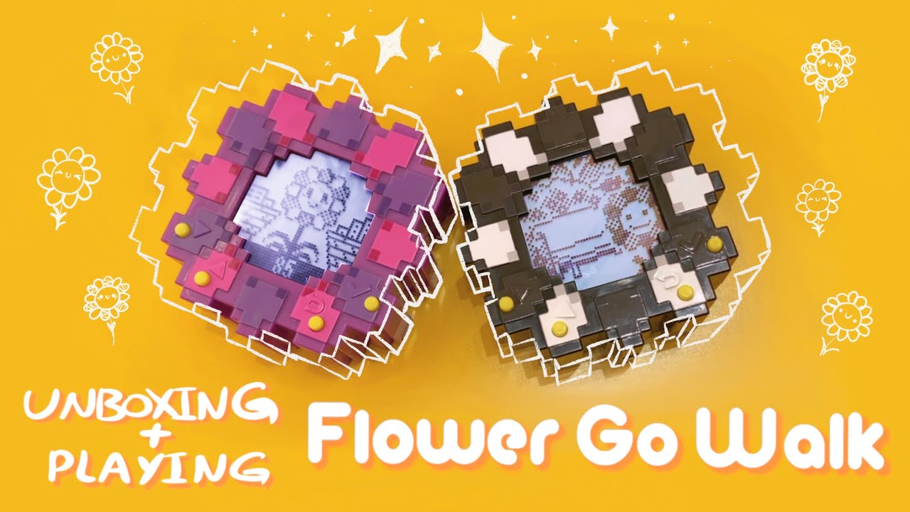 Unboxing and playing with the 🌼 Flower Go walk 🌼  by Takashi Murakami